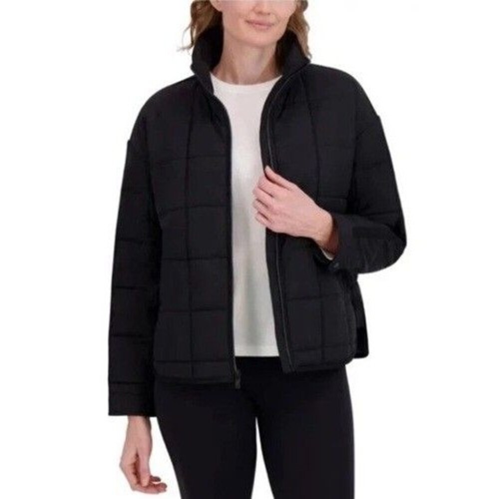 Roxy Womens Lightweight Quilted Jacket XXL Black Puffer Coat NWT